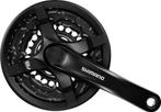 Shimano Crankstel Tourney Fc-ty501 Cg 175 Mm 24-34-42t Zwart, Ophalen of Verzenden, Zo goed als nieuw, Shimano