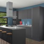 Greeploze Onyxgrijze keuken Lima 25043, Huis en Inrichting, Keuken | Complete keukens, Verzenden, Nieuw