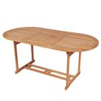 vidaXL Tuintafel 180x90x75 cm massief teakhout, Tuin en Terras, Tuintafels, Verzenden, Nieuw, Teakhout
