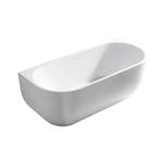 Half vrijstaand bad 170 mat wit, Verzenden, Nieuw, Bad