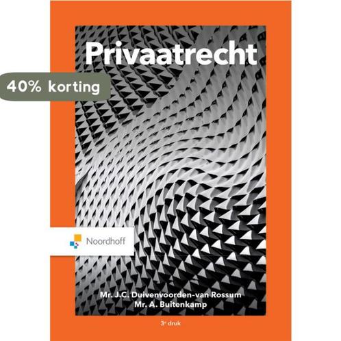 Privaatrecht 9789001747633 A. Buitenkamp, Boeken, Wetenschap, Gelezen, Verzenden
