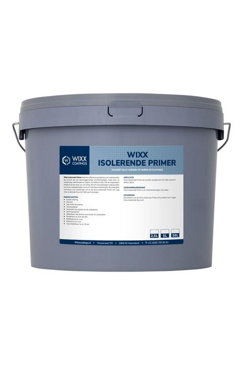 Wixx Isolerende Primer Mengkleur 5L, Doe-het-zelf en Verbouw, Verf, Beits en Lak, Verf, Overige kleuren, Nieuw, Minder dan 5 liter