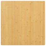 vidaXL Tafelblad 80x80x2,5 cm bamboe, Huis en Inrichting, Tafels | Eettafels, Verzenden, Nieuw