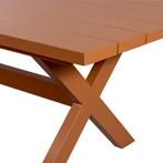 Delta Picknicktafel Aluminium Rozebruin 220x100cm Exotan, Tuin en Terras, Verzenden, Nieuw