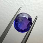 1 pcs Violet Saffier - 1.94 ct - Gem research Swiss Lab, Nieuw