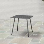 TRUUSK Tuintafel Staal 80 X 80 X 74 Cm Weerbestendig Buffett, Tuin en Terras, Overige Tuin en Terras, Verzenden, Nieuw