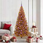vidaXL Kerstboom met 300 LED met standaard Goud 180 cm PET, Verzenden, Nieuw