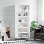 vidaXL buffetkast 69,5x32,5x180 cm bewerkt hout wit, Huis en Inrichting, Kasten | Buffetkasten, Verzenden, Nieuw, 50 tot 100 cm