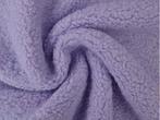10 meter teddy bont - Lavendel - Bouclé stoffen, Overige kleuren, 120 cm of meer, Ophalen of Verzenden, Polyester