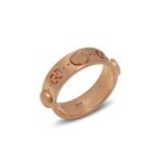 Gucci - Ring 18kt roségouden iconische band met studs