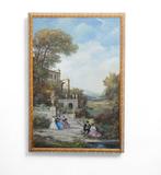 Mariano Moreno (1912-1990) - Scena nei Giardini della Villa
