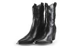 Linea Zeta Cowboy laarzen in maat 40 Zwart | 10% extra, Kleding | Dames, Verzenden, Zwart, Zo goed als nieuw, Linea Zeta