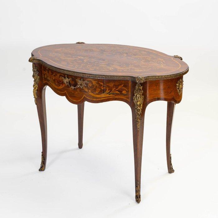 Tafel - Walnoot, Eik, Esdoorn, Brons, Antiek en Kunst, Antiek | Overige Antiek