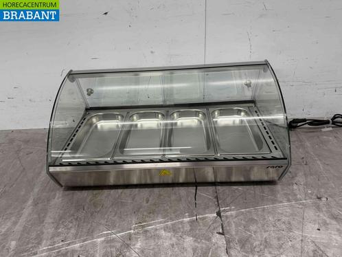 RVS Saro Marie Warmhoudvitrine 4 x 1/3 GN 69 cm 230V Horeca, Zakelijke goederen, Horeca | Keukenapparatuur, Nieuw zonder verpakking