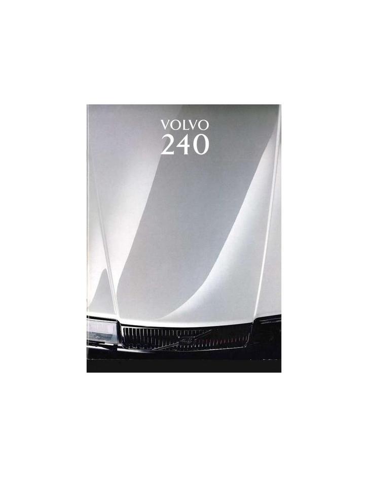 1993 VOLVO 240 BROCHURE NEDERLANDS, Boeken, Auto's | Folders en Tijdschriften, Volvo