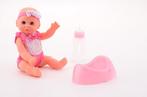 Tweedekans | Baby Rose drink- en plaspop 25cm - Babypop, Ophalen of Verzenden, Zo goed als nieuw