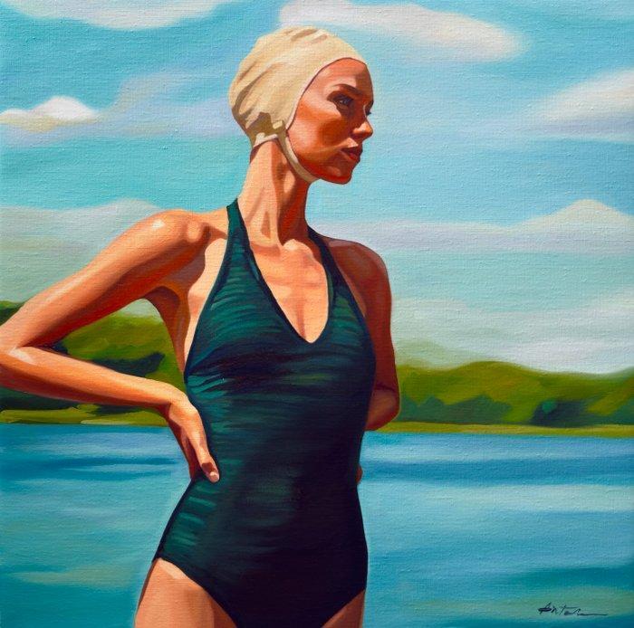 Laura Anton - Summer light, Antiek en Kunst, Kunst | Schilderijen | Modern