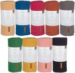 fleece plaid terrasdeken 150 x 130 cm 9 kleuren verkrijgbaar, Nieuw, Ophalen of Verzenden