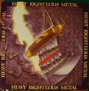 LP gebruikt - Various - Heavy Righteous Metal, Cd's en Dvd's, Vinyl | Hardrock en Metal, Zo goed als nieuw, Verzenden