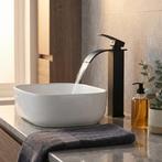 Wastafel Kraan Zwart Mat | Messing | Premium | OP=OP, Ophalen of Verzenden, Nieuw, Chroom, Wastafel