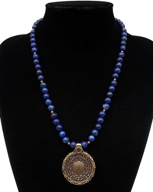 Lapis lazuli - Buddhistische beschermende collier - Melong -, Antiek en Kunst, Antiek | Boeken en Bijbels