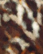 Viscose Jacquard Animal Print Bruin, Nieuw, Bruin