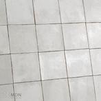 Mat witte handvorm tegels cotton white 13x13, Doe-het-zelf en Verbouw, Tegels, Verzenden, Nieuw