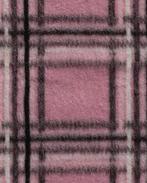 Heavy Knit Brushed Ruiten Roze, Hobby en Vrije tijd, Stoffen en Lappen, Nieuw, Roze