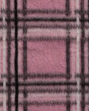 Heavy Knit Brushed Ruiten Roze, Hobby en Vrije tijd, Stoffen en Lappen, Roze, Nieuw