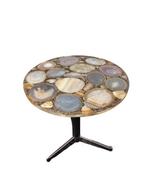 NO RESERVE PRICE Epoxy Agate Table - New - Bijzettafel -, Verzamelen