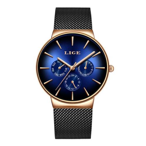 Luxe Horloge Heren - Anoloog Kwarts Uurwerk voor Mannen, Sieraden, Tassen en Uiterlijk, Smartwatches, Nieuw, Verzenden