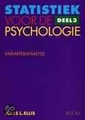 Statistiek voor de psychologie deel 3 Varianti 9789053528631, Boeken, Zo goed als nieuw, Verzenden