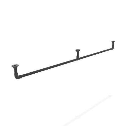 Steigerbuis Gordijnroede Cordoba | Zwart 33.7 mm | Plafond |, Huis en Inrichting, Stoffering | Gordijnen en Lamellen, Ophalen of Verzenden