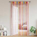 vidaXL Koordgordijnen 2 st Veelkleurig 100x250 cm, Verzenden, Nieuw