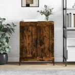 vidaXL Dressoir 69,5x34x90 cm bewerkt hout gerookt, Huis en Inrichting, Kasten | Dressoirs, Verzenden, Nieuw, 50 tot 100 cm, 25 tot 50 cm