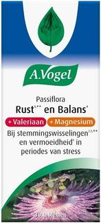 A. VOGEL PASSIFLORA RUST EN BALANS TABLETTEN DOOSJE 30 STUKS, Diversen, Verzenden, Nieuw