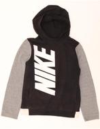 NIKE Boys Graphic Hoodie Jumper 12-13 Years Large Black, Verzenden, Nieuw
