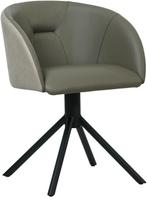 Leren eetkamerstoel Duo - draaibaar - automatisch terug naar, Huis en Inrichting, Stoelen, Overige kleuren, Nieuw, Leer, Ophalen of Verzenden