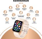 AyeWay Smartwatch met Touchscreen Roze - 70 Sportmodes - Met, Sieraden, Tassen en Uiterlijk, Smartwatches, Ophalen of Verzenden