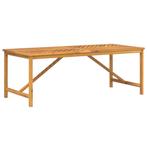 Tuintafel 200x90x74 cm massief acaciahout (Tafels), Tuin en Terras, Tuintafels, Verzenden, Nieuw