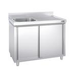 GGM Gastro | Spoelbakkast PREMIUM - 1400x700mm - met 1 |, Verzenden, Nieuw in verpakking, RVS Meubilair