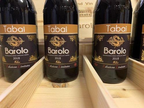 2018 Tabai - Edizione Limitata - Barolo - 4 Flessen (0.75, Verzamelen, Wijnen