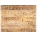 vidaXL Tafelblad 25-27 mm 90x70 cm massief mangohout, Huis en Inrichting, Tafels | Eettafels, Verzenden, Nieuw
