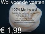 VOETWOL HEILWOL MERINO WOL voor de voeten voor blaren €1,98, Ophalen of Verzenden, Nieuw