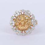 Ring - 14 karaat Geel goud -  0.59ct. tw. Diamant