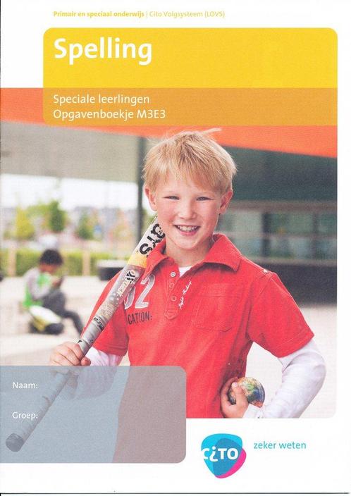 CITO/LOVS opgaven Speciale Leerlingen Spelling M3/E3 (zie om, Boeken, Schoolboeken, Nieuw, Verzenden