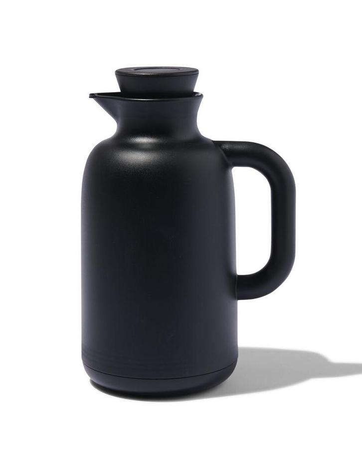 HEMA Isoleerkan 1L Thermobinkie zwart, Huis en Inrichting, Keuken | Servies, Nieuw, Verzenden