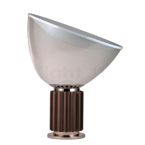 Flos Taccia Tafellamp LED, brons - glas - 64,5 cm, Huis en Inrichting, Lampen | Tafellampen, Nieuw, Verzenden