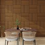 Akoestisch wandpaneel Vang 16 stuks 5,76 m² teak 60x60 cm NE, Verzenden, Nieuw