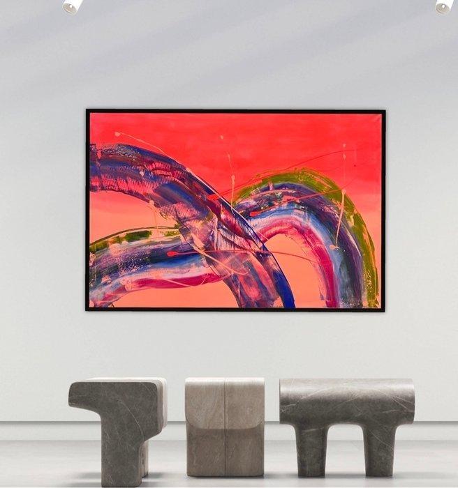 Stefanie Raus - Rainbow 1197 XXL, Antiek en Kunst, Kunst | Schilderijen | Modern
